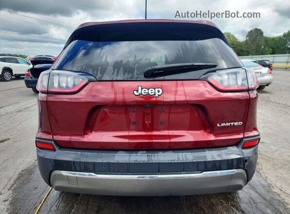 1C4PJLDB5LD581470 2020 JEEP CHEROKEE Красный Вид сзади