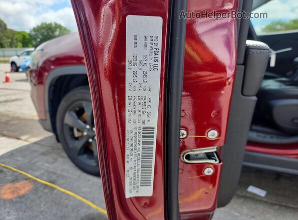 1C4PJLDB5LD581470 2020 JEEP CHEROKEE Красный Вид наклейки с VIN-кодом