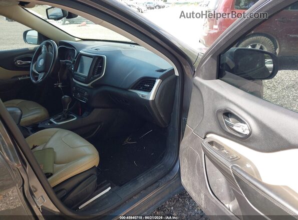 1C4PJLDB6GW158343 2016 JEEP CHEROKEE Серый Вид салона спереди
