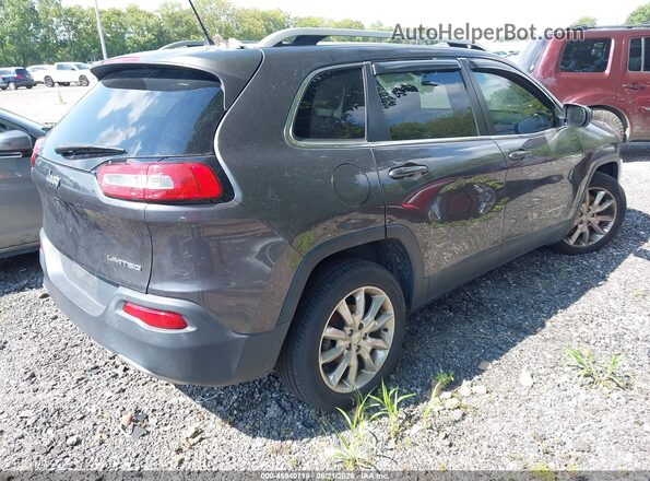 1C4PJLDB6GW158343 2016 JEEP CHEROKEE Серый Задняя правая четверть