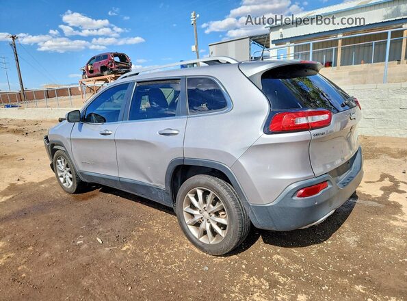1C4PJLDB6JD568210 2018 JEEP CHEROKEE Серебряный Задняя левая четверть