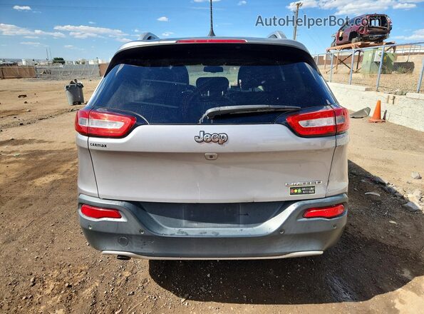 1C4PJLDB6JD568210 2018 JEEP CHEROKEE Серебряный Вид сзади