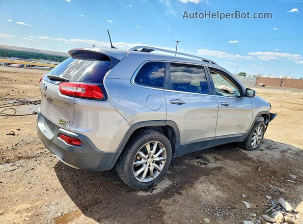 1C4PJLDB6JD568210 2018 JEEP CHEROKEE Серебряный Задняя правая четверть