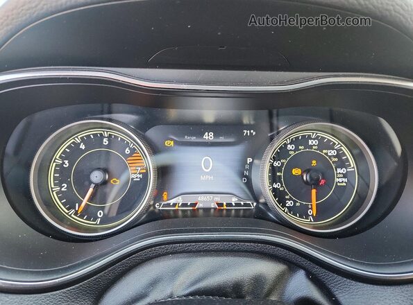 1C4PJLDB6LD510844 2020 JEEP CHEROKEE Charcoal Widok zestawu wskaźników