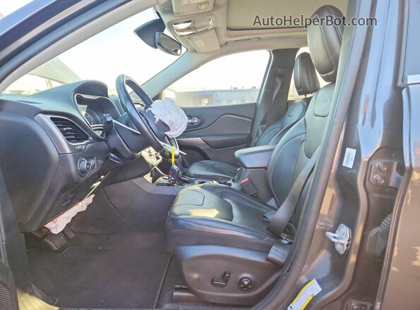 1C4PJLDB6LD510844 2020 JEEP CHEROKEE Charcoal Widok wnętrza z przodu