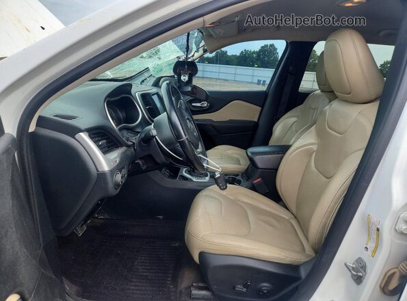 1C4PJLDB7GW336048 2016 JEEP CHEROKEE White წინა სალონის ხედი