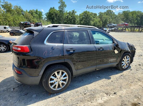 1C4PJLDB7HW516891 2017 JEEP CHEROKEE Black Задня права чверть