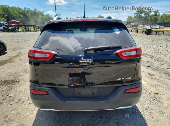 1C4PJLDB7HW516891 2017 JEEP CHEROKEE Black Вид ззаду