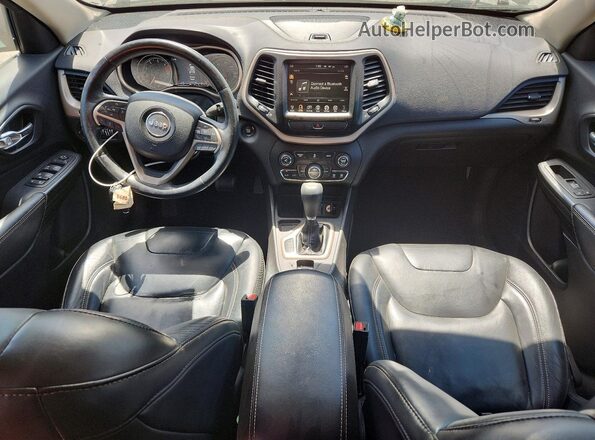 1C4PJLDB7HW516891 2017 JEEP CHEROKEE Black Вид панелі приладів