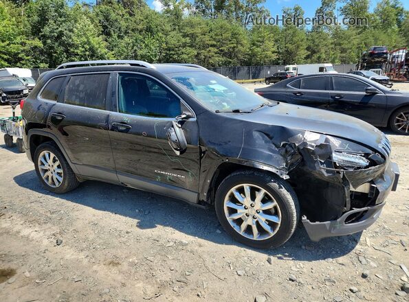1C4PJLDB7HW516891 2017 JEEP CHEROKEE Black Передня права чверть