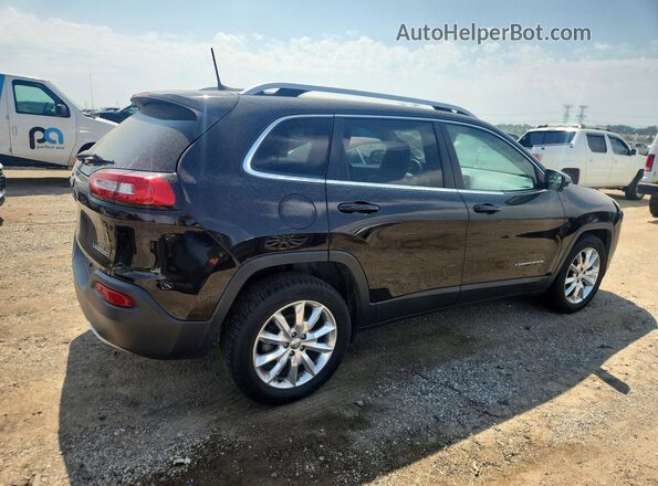 1C4PJLDB7HW549244 2017 JEEP CHEROKEE Black Հետևի աջ