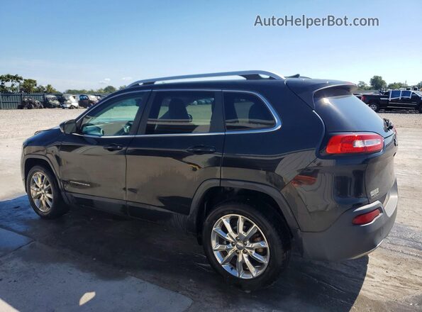 1C4PJLDB8GW125814 2016 JEEP CHEROKEE Black Rear left