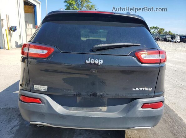 1C4PJLDB8GW125814 2016 JEEP CHEROKEE Black Rear view