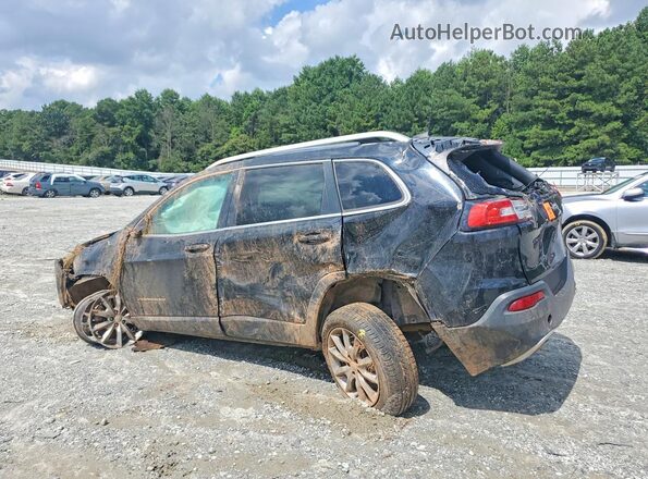 1C4PJLDB8JD621053 2018 JEEP CHEROKEE Черный Задняя левая четверть