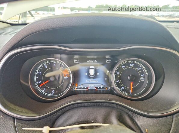 1C4PJLDB8KD185080 2019 JEEP CHEROKEE Белый Вид щитка приборов