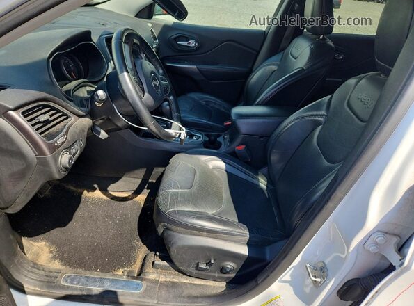 1C4PJLDB8KD362453 2019 JEEP CHEROKEE White წინა სალონის ხედი