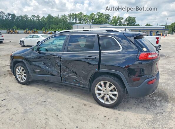 1C4PJLDB9HW522921 2017 JEEP CHEROKEE Black Задня ліва чверть