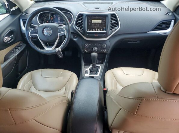 1C4PJLDB9HW522921 2017 JEEP CHEROKEE Black Вид панелі приладів