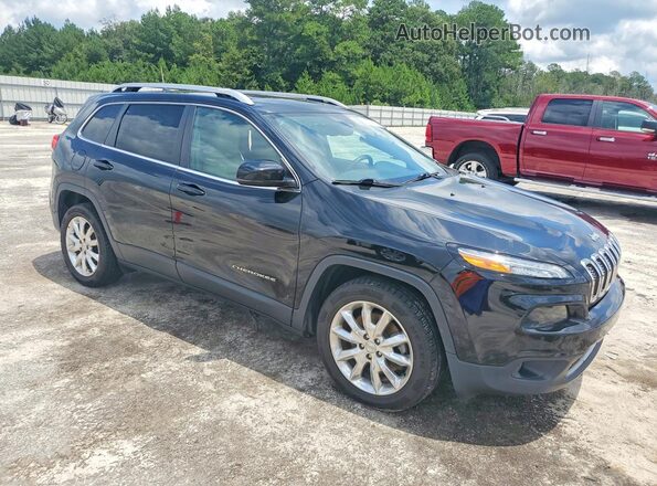 1C4PJLDB9HW522921 2017 JEEP CHEROKEE Black Передня права чверть