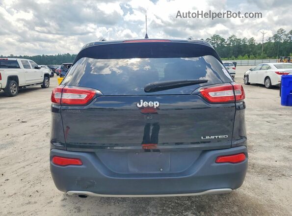 1C4PJLDB9HW522921 2017 JEEP CHEROKEE Black Вид ззаду