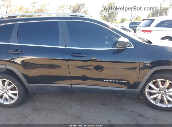 1C4PJLDB9HW595836 2017 JEEP CHEROKEE Black უკანა სალონის ხედი