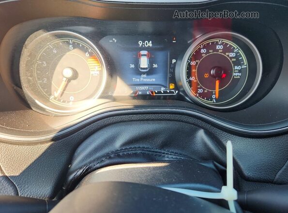 1C4PJLDB9KD184052 2019 JEEP CHEROKEE White Instrument cluster view