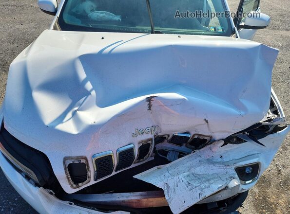 1C4PJLDB9KD184052 2019 JEEP CHEROKEE White Engine compartment view