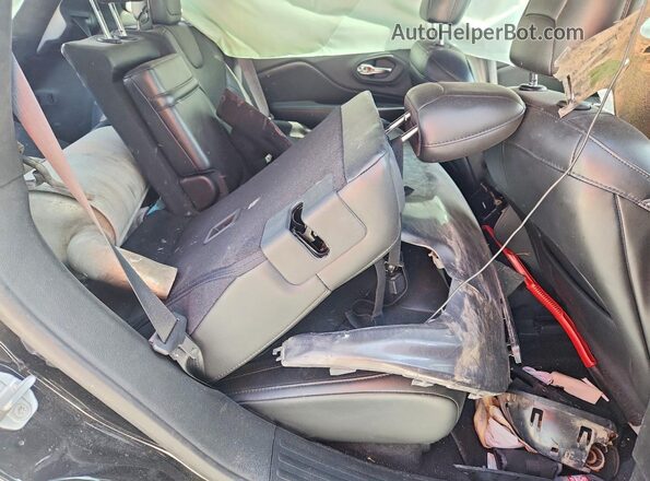 1C4PJLDN4KD333171 2019 JEEP CHEROKEE Black Vista de los asientos traseros