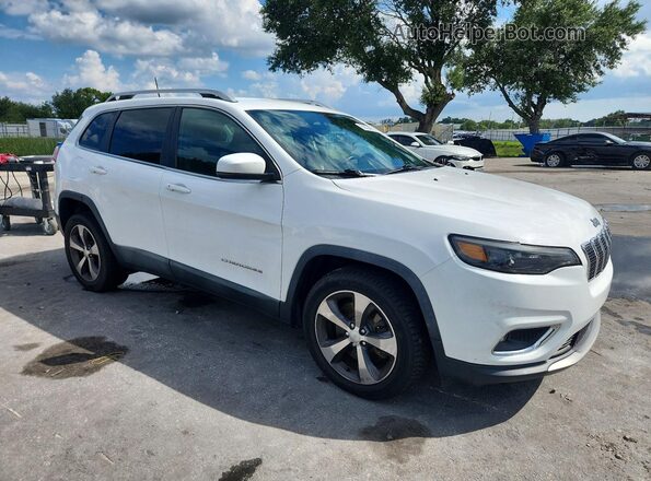 1C4PJLDN8KD164384 2019 JEEP CHEROKEE White Передня права чверть