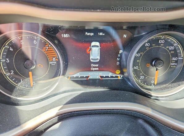 1C4PJLDS1GW355663 2016 JEEP CHEROKEE Белый Вид щитка приборов