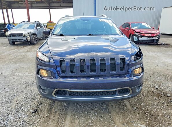 1C4PJLDS3GW281565 2016 JEEP CHEROKEE Blue Front view
