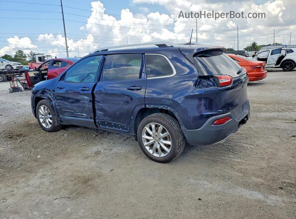 1C4PJLDS3GW281565 2016 JEEP CHEROKEE Blue Rear left