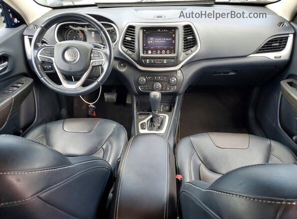 1C4PJLDS3GW281565 2016 JEEP CHEROKEE Blue Dashboard view