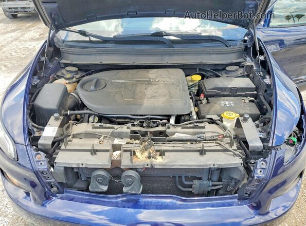 1C4PJLDS3GW281565 2016 JEEP CHEROKEE Blue Engine compartment view