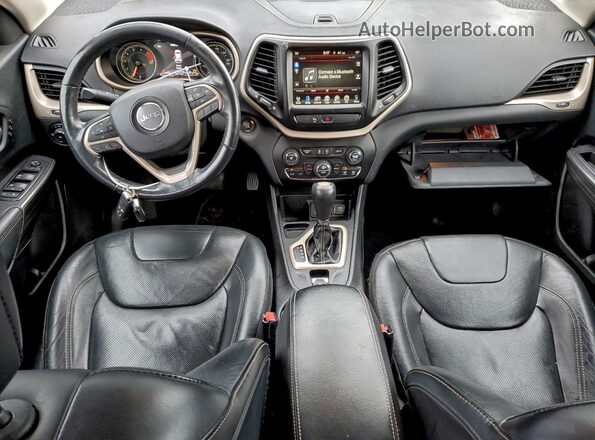 1C4PJLDS6GW184795 2016 JEEP CHEROKEE Black Dashboard view