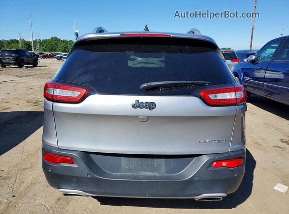 1C4PJLDSXHW507716 2017 JEEP CHEROKEE Серебряный Вид сзади