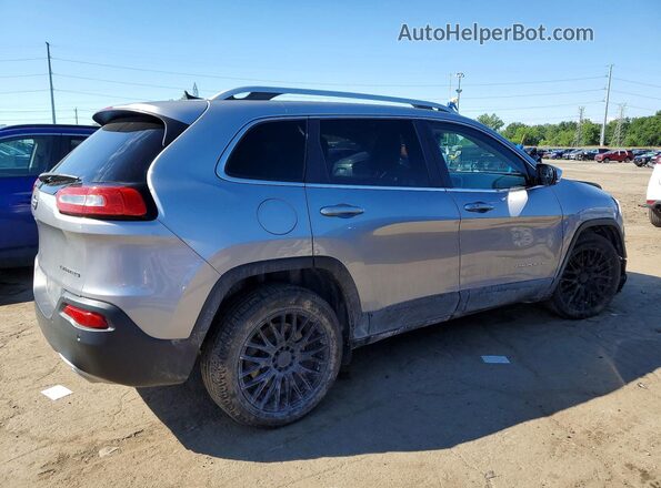 1C4PJLDSXHW507716 2017 JEEP CHEROKEE Серебряный Задняя правая четверть