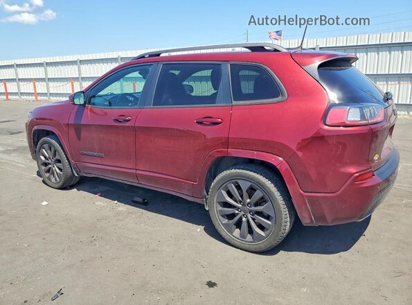 1C4PJLDX6LD616416 2020 JEEP CHEROKEE Burgundy უკანა მარცხენა
