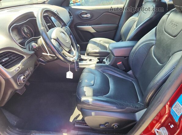 1C4PJLDX6LD616416 2020 JEEP CHEROKEE Burgundy წინა სალონის ხედი