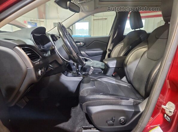 1C4PJLDX6MD144493 2021 JEEP CHEROKEE Red Vista interior delantera