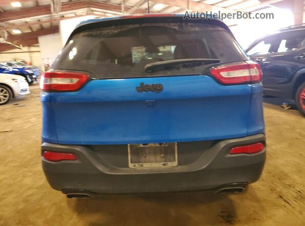 1C4PJLDX9JD545290 2018 JEEP CHEROKEE Blue Հետևի տեսք