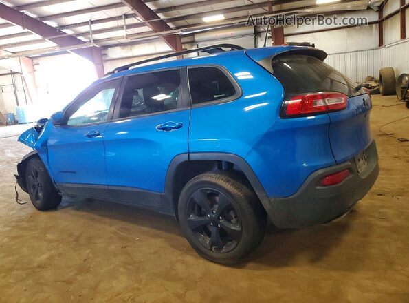 1C4PJLDX9JD545290 2018 JEEP CHEROKEE Blue Հետևի ձախ