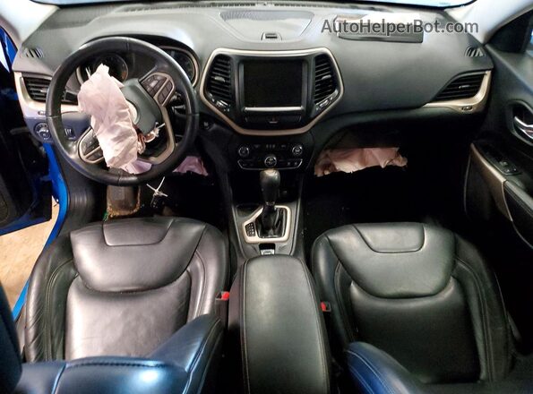 1C4PJLDX9JD545290 2018 JEEP CHEROKEE Blue Առջևի վահանակի տեսք