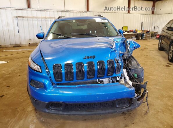 1C4PJLDX9JD545290 2018 JEEP CHEROKEE Blue Դիմացի տեսք