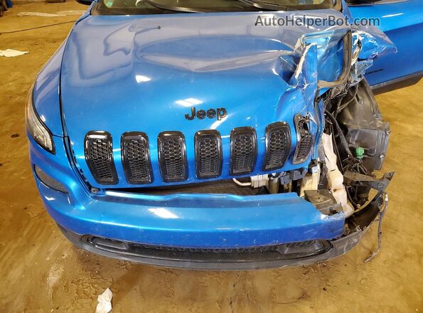 1C4PJLDX9JD545290 2018 JEEP CHEROKEE Blue Սալոնի հետևի տեսք