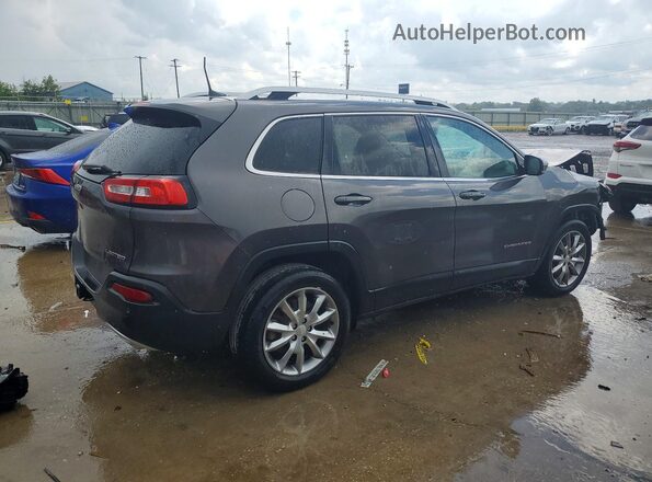 1C4PJLDX9JD597244 2018 JEEP CHEROKEE Gray Tył prawy