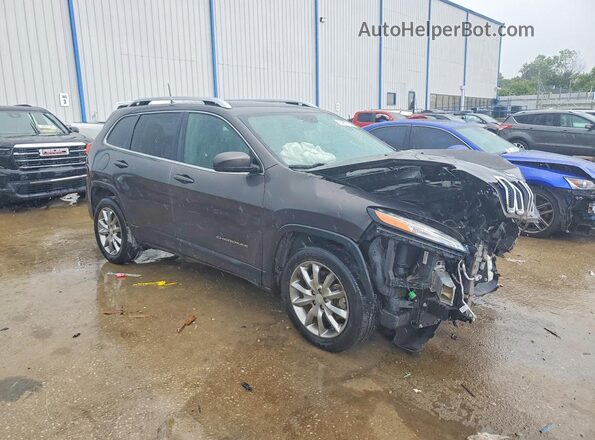 1C4PJLDX9JD597244 2018 JEEP CHEROKEE Gray Przód prawy