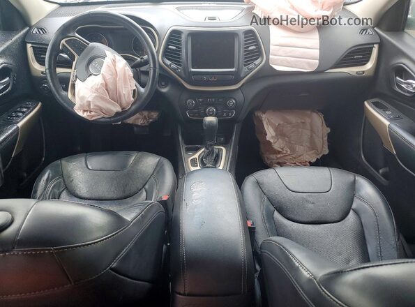 1C4PJLDX9JD597244 2018 JEEP CHEROKEE Gray Widok deski rozdzielczej