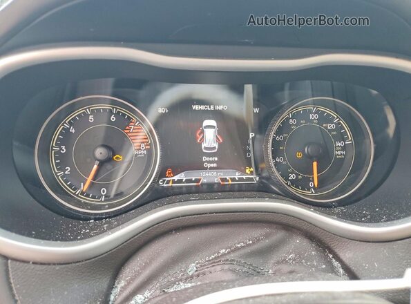 1C4PJLJS4GW315520 2016 JEEP CHEROKEE Silver Instrument cluster view