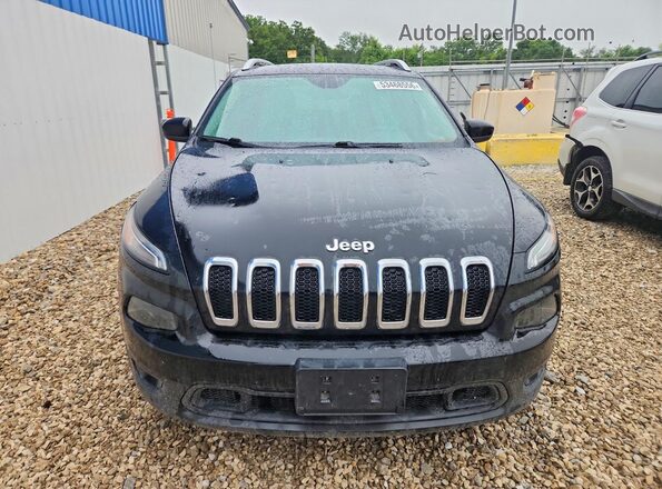 1C4PJLLB0JD573744 2018 JEEP CHEROKEE Black წინა ხედი